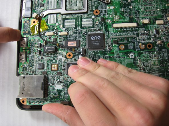 HP Pavilion dv6000 Fan Replacement: step 17, image 1 of 1