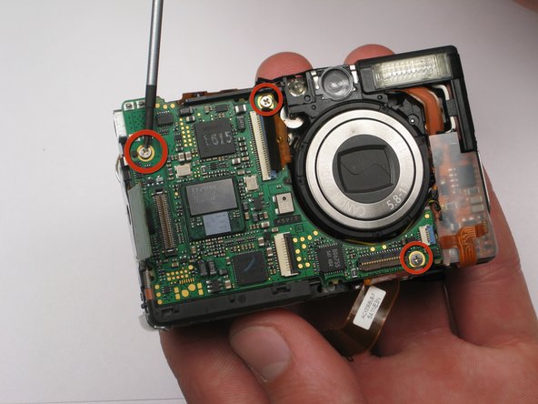 Canon PowerShot SD450 Flash Bulb: step 14, image 1 of 1