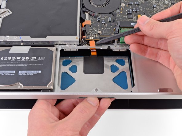 MacBook Unibody Model A1278 Trackpad Replacement: step 14, image 1 of 2