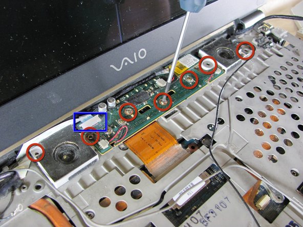 Sony Vaio PCG-6J2L Internal Fan Replacement: step 10, image 1 of 1