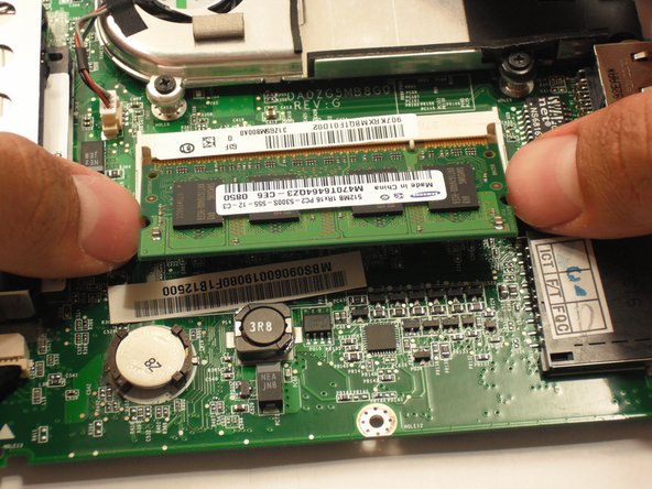 Acer Aspire One ZG5 RAM Replacement: step 29, image 2 of 2