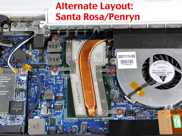 MacBook Core 2 Duo Heat Sink Replacement: step 16, image 2 of 2