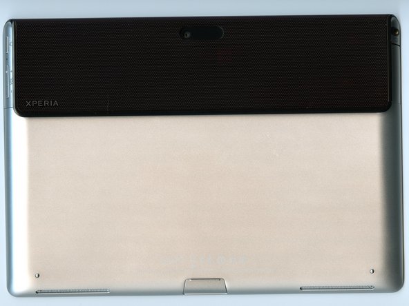 Sony Xperia Tablet S, Removal of charging cable and camera cover: step 1, image 2 of 2