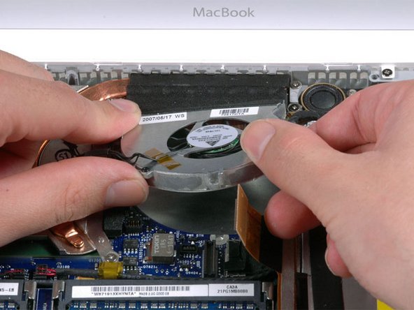 MacBook Core 2 Duo Fan Replacement: step 19, image 1 of 1