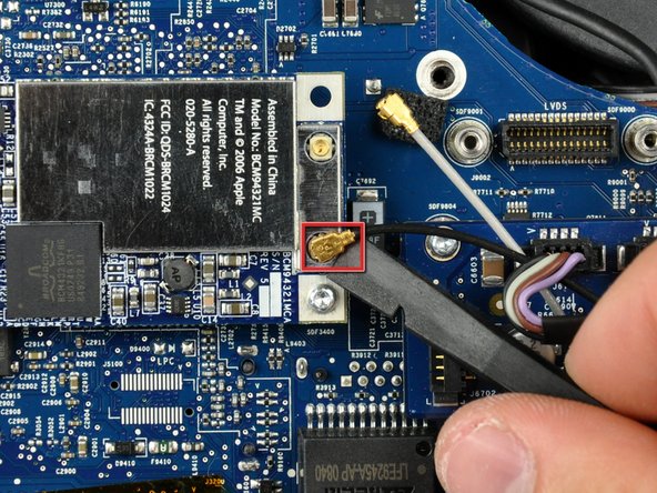 iMac Intel 20" EMC 2133 and 2210 Hard Drive Fan Replacement: step 20, image 2 of 2