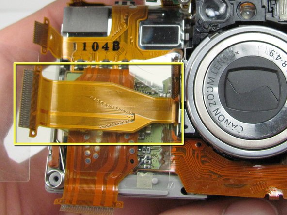 Canon PowerShot S500 Zoom Lens Replacement: step 25, image 2 of 2