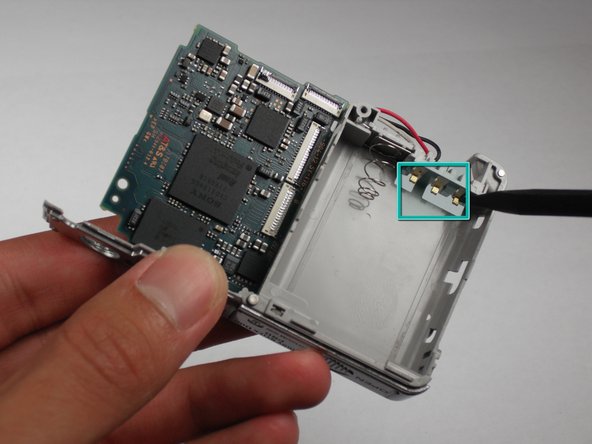 Sony Cyber-shot DSC-W55 Motherboard - Second Half Replacement: step 21, image 1 of 2