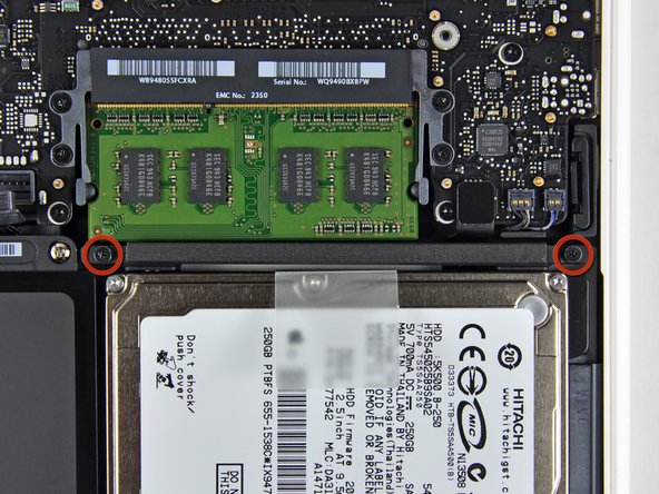 MacBook Unibody Model A1342 Hard Drive Cable Replacement: step 4, image 1 of 1