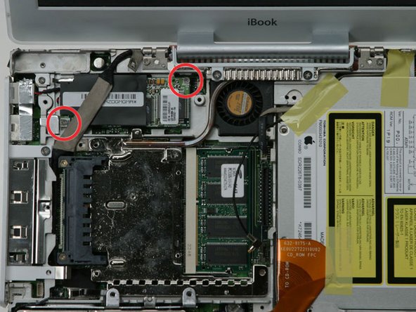 iBook G3 12" Modem Replacement: step 40, image 1 of 1