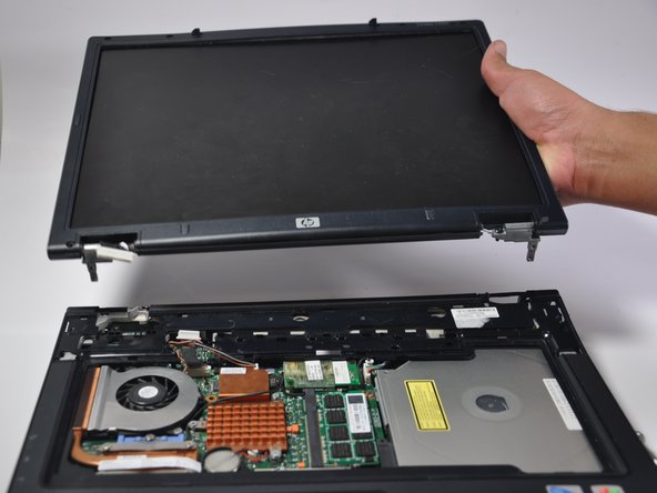 Disassembling HP Compaq NC6120 Laptop: step 9, image 2 of 2