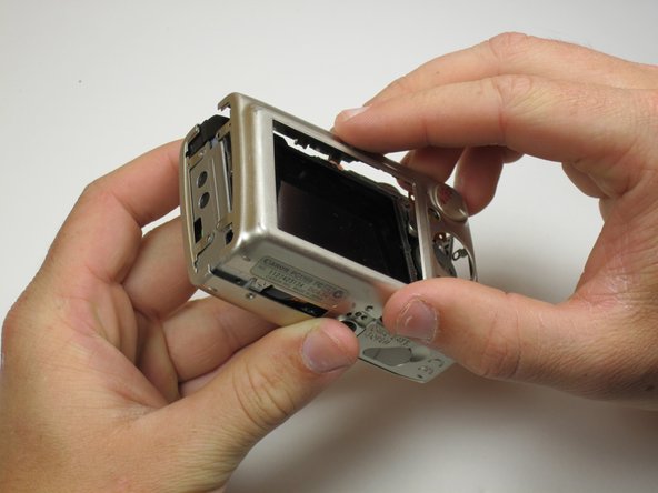 Canon Powershot SD550 Outer Case Replacement: step 5, image 2 of 3