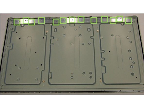 LG 47LM760S TV set, Removal of Backlights (LED): step 7, image 1 of 3