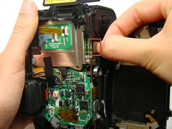 Nikon Coolpix E5700 Back Panel Replacement: step 8, image 1 of 2