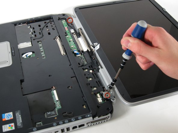 HP Pavilion zd8000 Screen Replacement: step 16, image 1 of 3