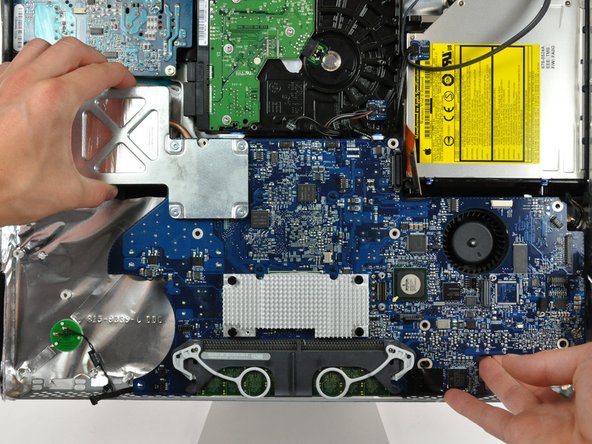 iMac G5 17" Model A1144 Hard Drive Fan Replacement: step 38, image 1 of 2