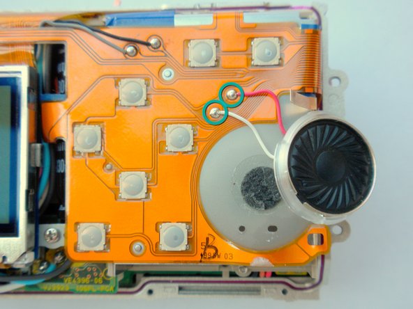 Olympus Stylus 410 Speaker Replacement: step 9, image 1 of 1