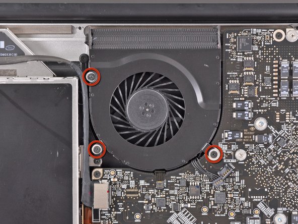MacBook Pro 17" Unibody Right Fan Replacement: step 5, image 1 of 1