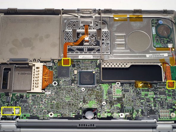 PowerBook G4 Titanium Onyx Logic Board Replacement: step 23, image 1 of 1