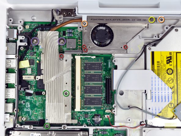 iBook G4 14" 1.42 GHz Logic Board Replacement: step 37, image 1 of 1