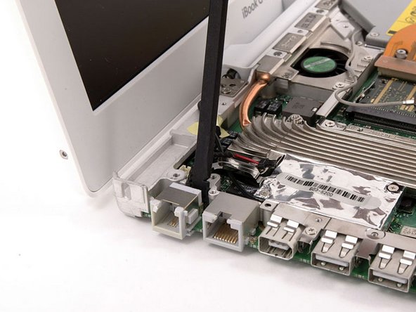 iBook G4 12" 800 MHz-1.2 GHz RJ-11 Board Replacement: step 40, image 1 of 1