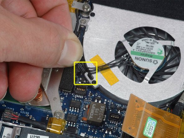 MacBook Core Duo Fan Replacement: step 15, image 1 of 1