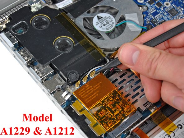 MacBook Pro 17" Models A1151 A1212 A1229 and A1261 Left Fan Replacement: step 11, image 2 of 3