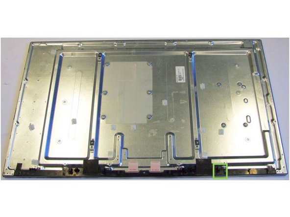 Toshiba 48L1443DG TV set, Removal of Liquid Crystal Display (LCD) 1/2: step 4, image 2 of 3