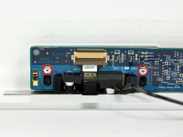 iMac G5 17" Model A1144 Camera Board Replacement: step 11, image 1 of 1
