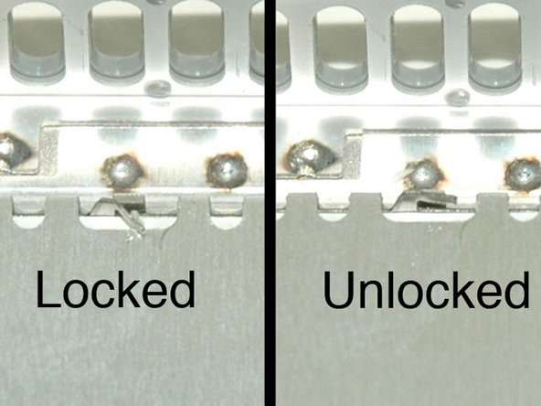 PowerBook G4 Aluminum 17" 1.67 GHz (High-Res) Keyboard Replacement: step 19, image 2 of 2