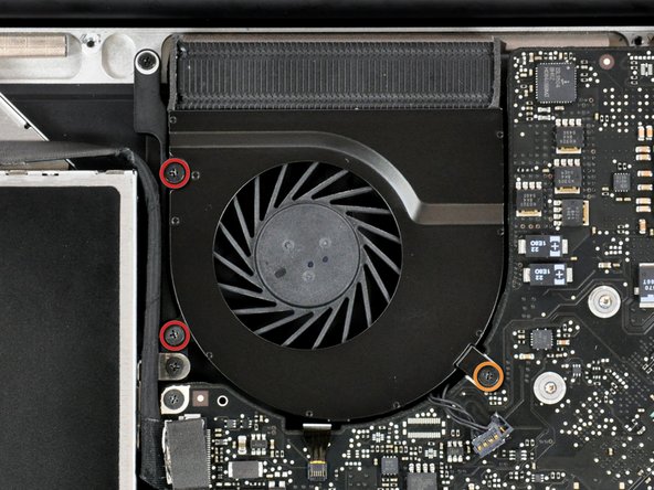 MacBook Pro 15" Unibody Late 2008 and Early 2009 Right Fan Replacement: step 7, image 1 of 1