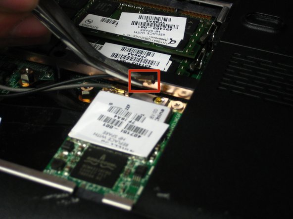 HP Pavilion dv6000 Fan Replacement: step 8, image 2 of 2