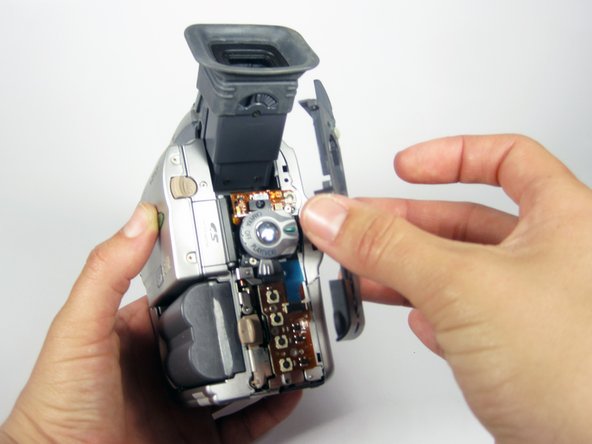 Removing Side Panel on Canon Optura 100MC: step 7, image 1 of 2