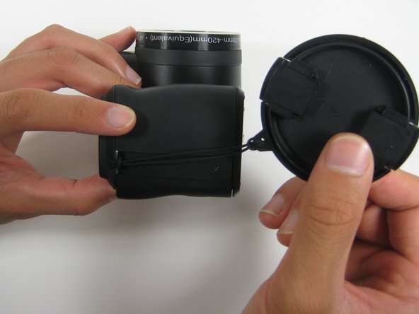 Kodak EasyShare Z1015 IS Lens Cover Replacement: step 3, image 2 of 2