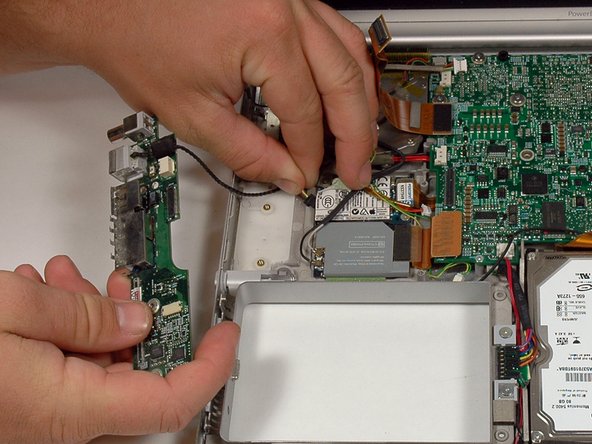PowerBook G4 Aluminum 15" 1.67 GHz DC & Sound Card Replacement: step 20, image 1 of 1