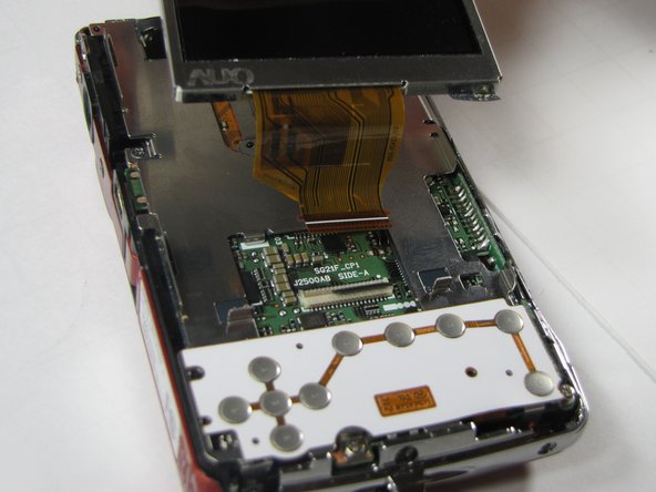 Sanyo VPC-X1200 LCD Screen Replacement: step 4, image 2 of 2