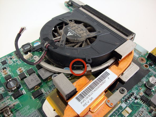 Toshiba Satellite M305D-S4829 Fan Replacement: step 27, image 2 of 3
