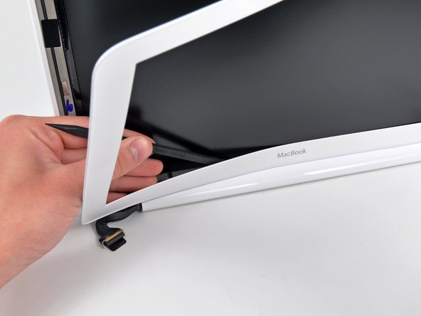 MacBook Unibody Model A1342 Display Data/Camera Cable Replacement: step 18, image 2 of 3