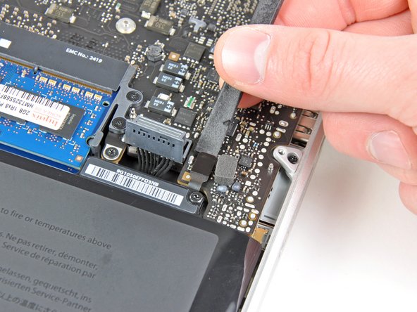 MacBook Pro 13" Unibody Early 2011 Left Speaker Replacement: step 14, image 1 of 1