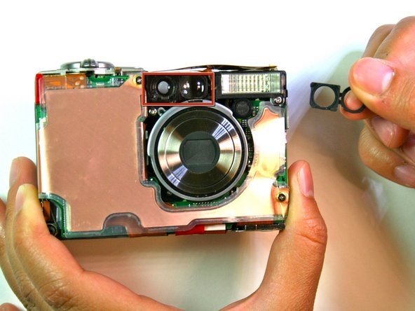 Canon Powershot S200 Screen Replacement: step 13, image 1 of 1