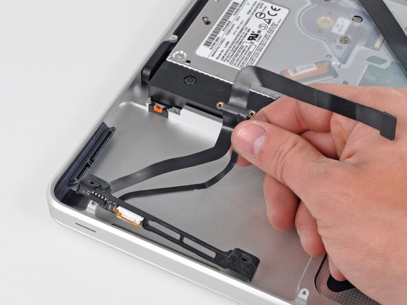 MacBook Pro 15" Unibody Mid 2010 Hard Drive/IR Sensor Cable Replacement: step 13, image 2 of 2