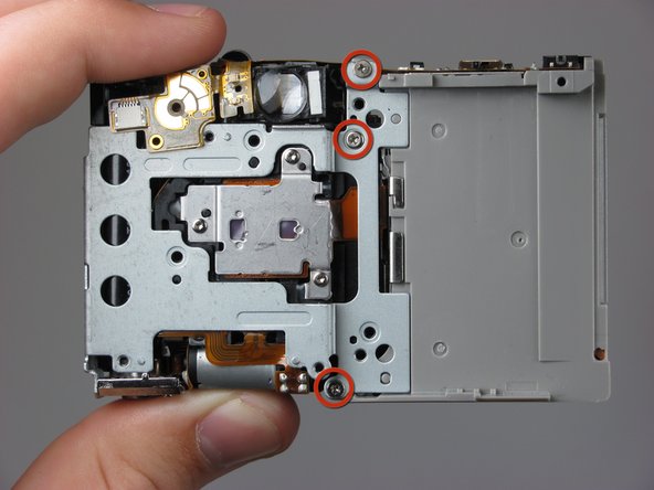 Canon PowerShot S500 Breakdown to Three Parts Replacement: step 26, image 2 of 2