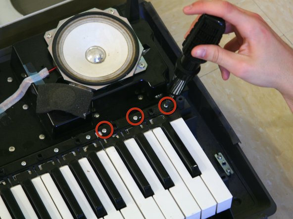 Yamaha YPG-225 Keys Replacement: step 9, image 1 of 1