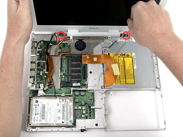 iBook G4 14" 933 MHz-1.33 GHz Clutch Cover Replacement: step 43, image 1 of 1