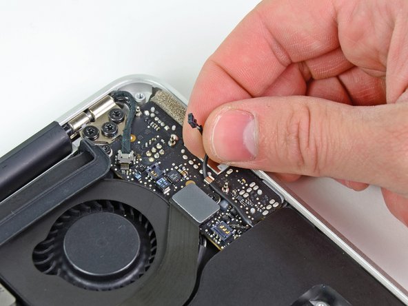 MacBook Air 13" Mid 2011 Left Speaker Replacement: step 7, image 1 of 1