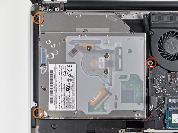 MacBook Pro 15" Unibody Mid 2010 Subwoofer & Right Speaker Replacement: step 11, image 1 of 1