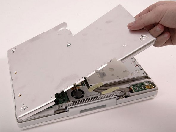 iBook G4 12" 800 MHz-1.2 GHz Bottom Shield Replacement: step 16, image 1 of 1