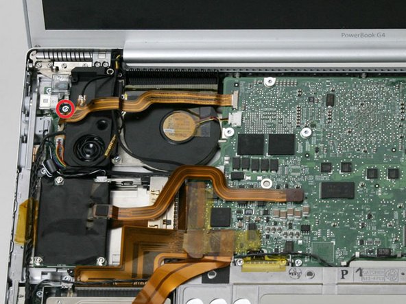 PowerBook G4 Aluminum 17" 1-1.67 GHz Speakers Replacement: step 16, image 1 of 1