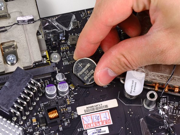 iMac Intel 21.5" EMC 2389 PRAM Battery Replacement: step 45, image 2 of 2