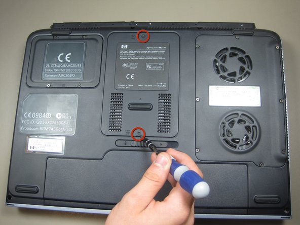 HP Pavilion ZD7000 Wi-Fi Card Replacement: step 3, image 1 of 2