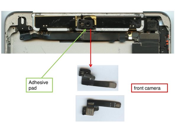 Apple iPad Mini, Removal of front camera: step 9, image 3 of 3